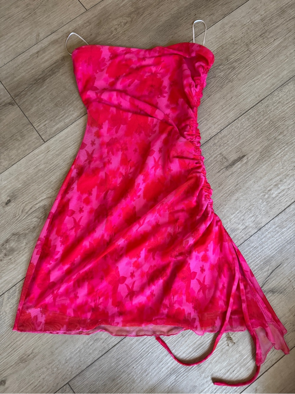 Princess Polly Vibrant Pink Slip Dress